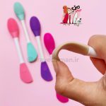 براش ماسک دو طرفه پرزدار | Double-Ended Silicone Face Cleansing Brush - تصویر 4