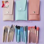 ست براش هشت تیکه کیف چرمی - تصویر 2